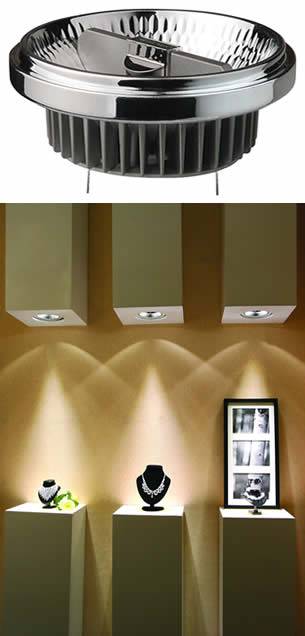 Новый AR111/QR111 светодиодные лампы в E27, GU10 и G53