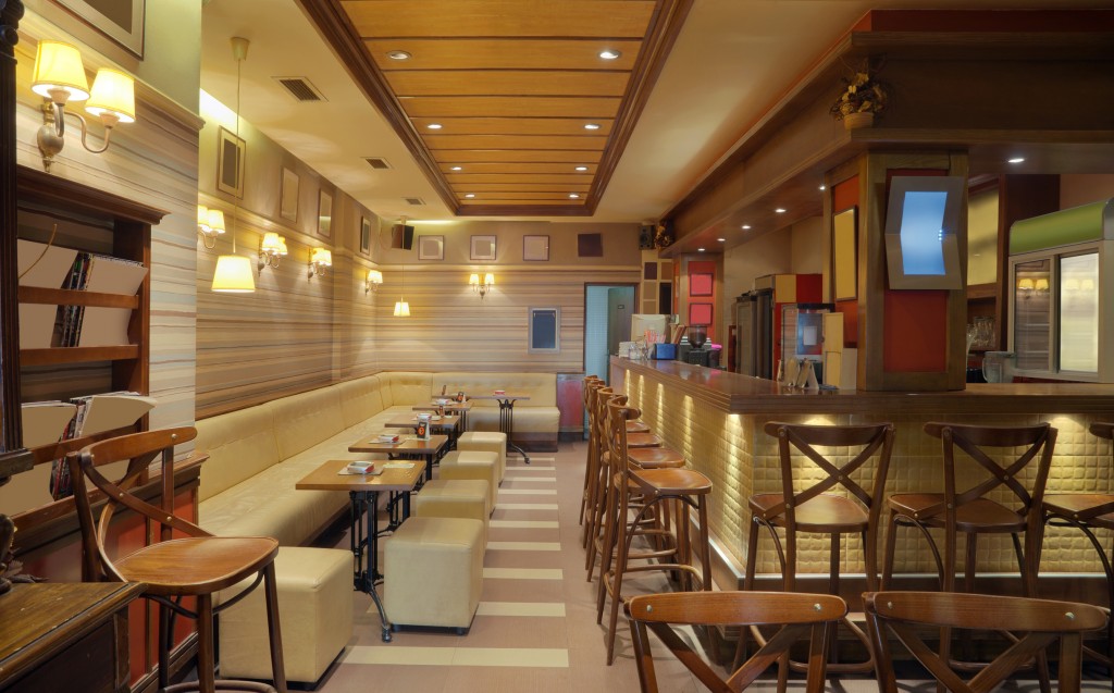 Применение светодиодного освещения во время внутреннего освещения