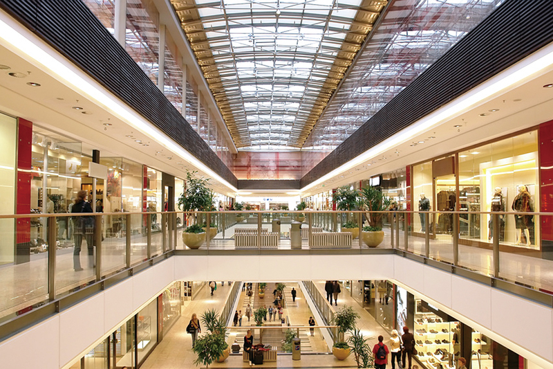 LED lighting products used in shopping mall