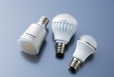 Япония светодиодного освещения уровень проникновения около 2%