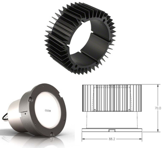 LED жилье освещение новых материалов для повышения охлаждения
