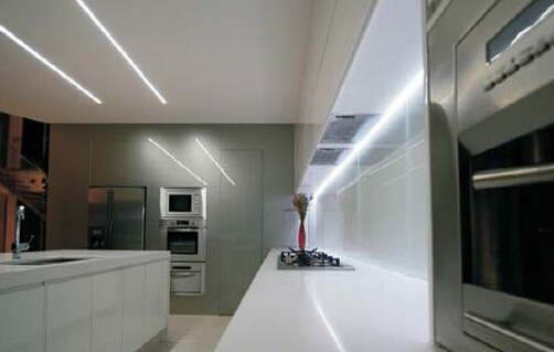 Светодиодные полосы используются с монтажом