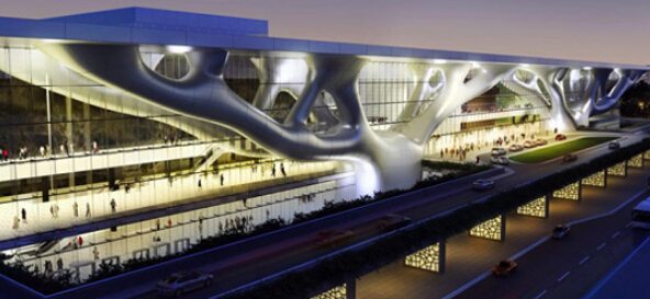 Национальный конференц-центр для достижения полного светодиодного освещения